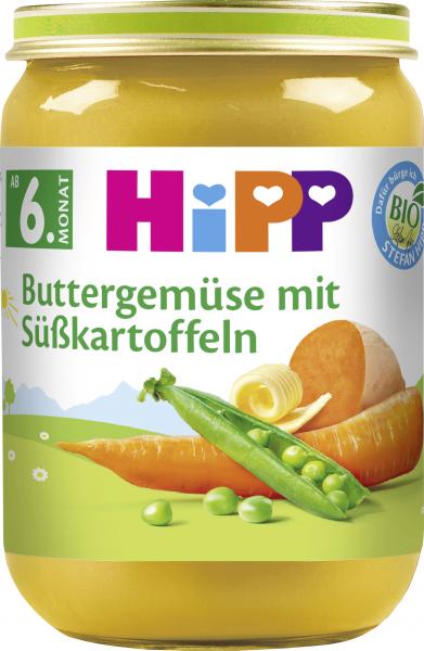 Hipp Bio Buttergemüse mit Süßkartoffeln