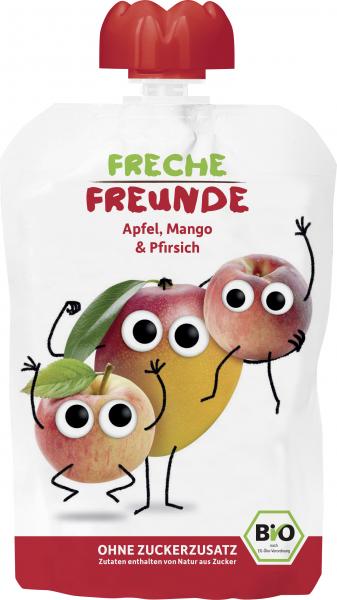 Freche Freunde Quetschie Apfel-Mango-Pfirsich 