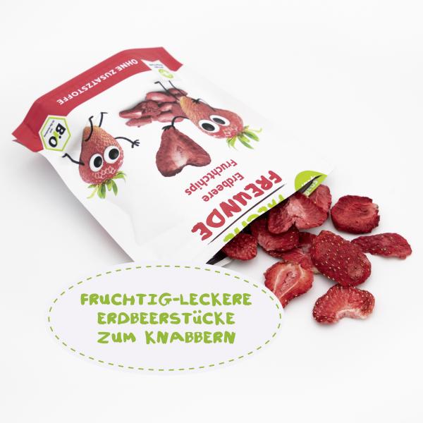 Freche Freunde Fruchtchips 100% Erdbeere