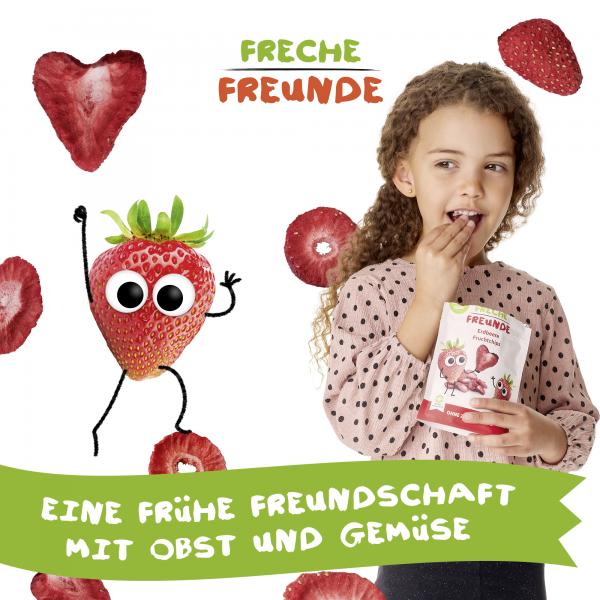Freche Freunde Fruchtchips 100% Erdbeere