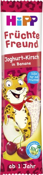 Hipp Früchte Freund Leopard Joghurt-Kirsch in Banane  - verkürzte Haltbarkeit