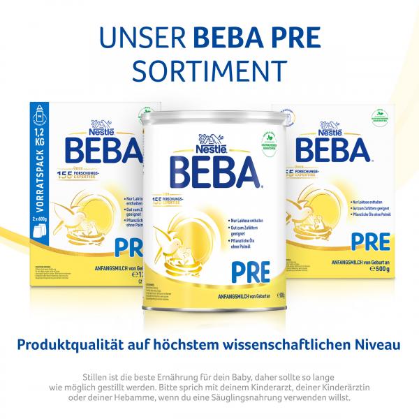 Nestlé BEBA Pre Anfangsmilch von Geburt an