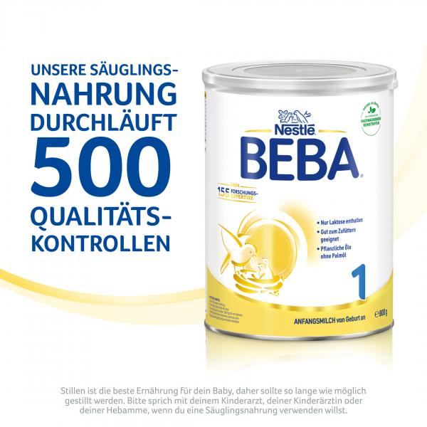 Nestlé Beba 1 Anfangsmilch von Geburt an