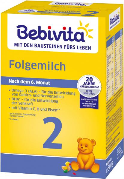 Bebivita Folgemilch 2 nach dem 6. Monat