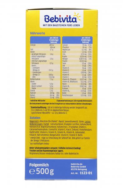 Bebivita Folgemilch 3 ab 10. Monat