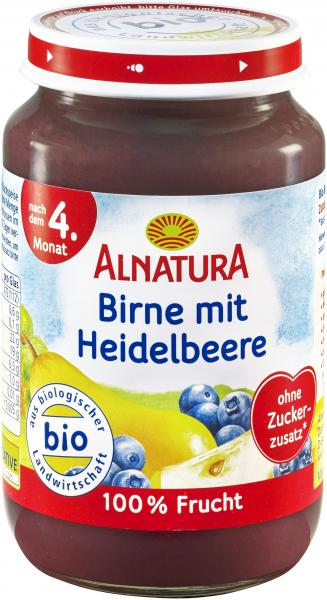Alnatura Birne mit Heidelbeere