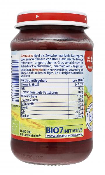 Alnatura Birne mit Heidelbeere