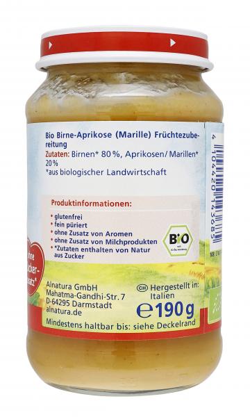 Alnatura Birne mit Marille