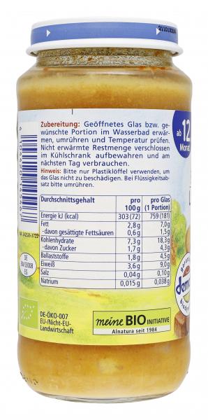 Alnatura Bunter Eintopf Linsengemüse mit Rind