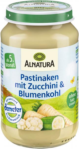 Alnatura Pastinaken mit Zucchini und Blumenkohl