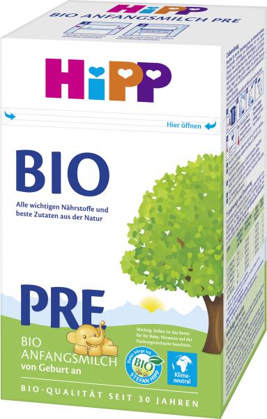 Hipp Anfangsmilch Pre Bio von Geburt an