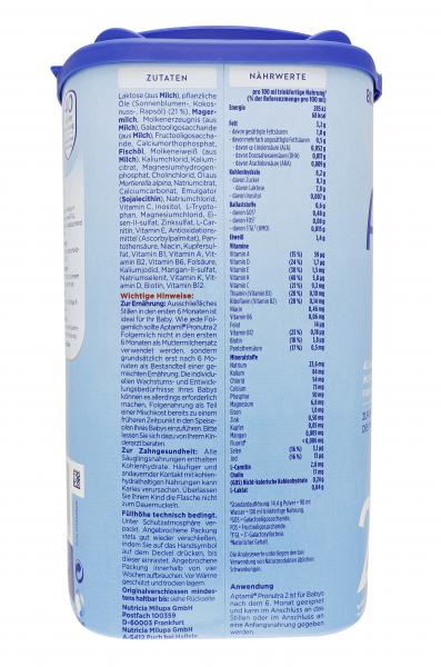 Aptamil Pronutra Folgemilch nach dem 6. Monat
