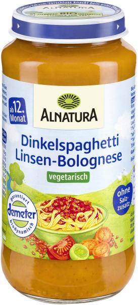 Alnatura Dinkelspaghetti Linsen-Bolognese