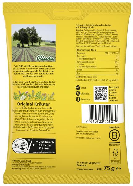 Ricola Original Kräuter ohne Zucker