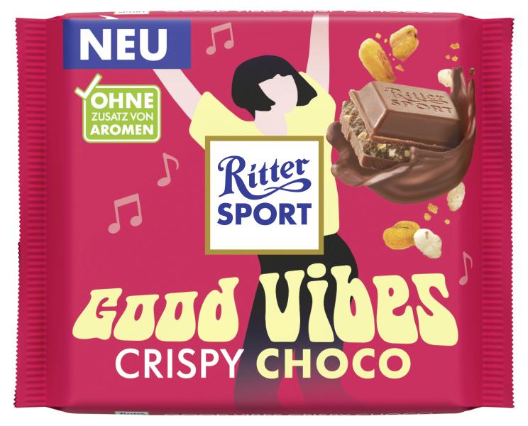 Ritter Sport Vielfalt Good Vibes Crispy Choco