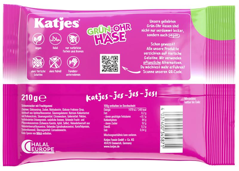 Katjes Grün-Ohr Hase