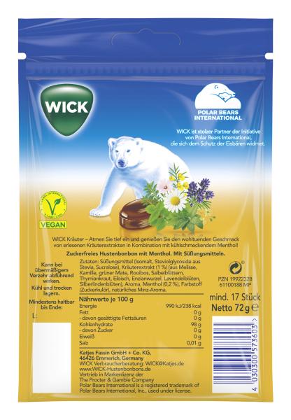 Wick Kräuter ohne Zucker