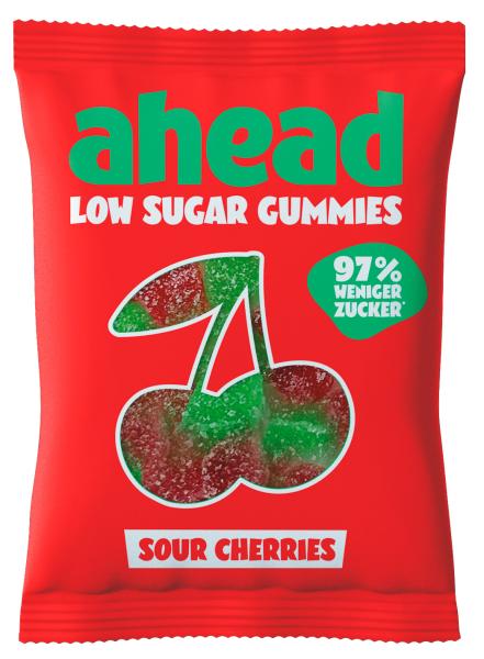 ahead Low Sugar Gummies Sour Cherries