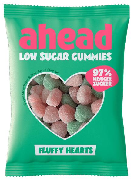 ahead Low Sugar Gummies Fluffy Hearts
