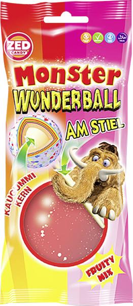 Monster Wunderball am Stiel Fruity Mix