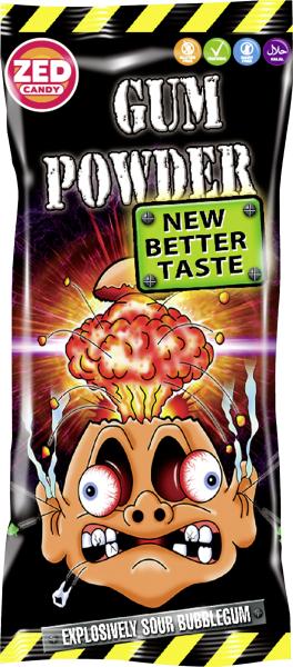 Gum Powder Kaugummi Extra Sauer