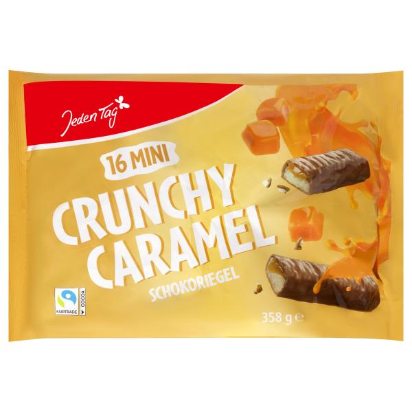 Jeden Tag Mini Riegel Crunchy Caramel