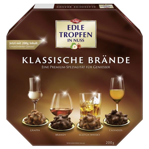 Trumpf Edle Tropfen in Nuss Klassische Brände