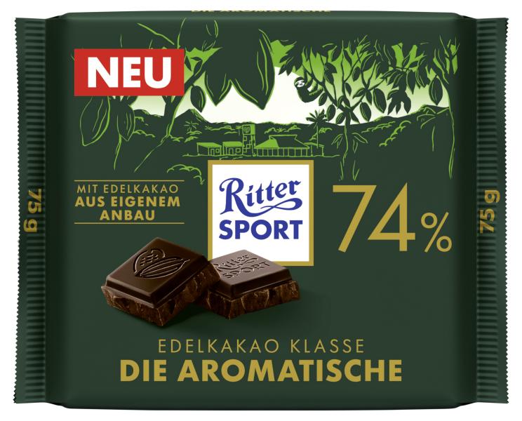 Ritter Sport Kakao-Klasse 74% Die Aromatische