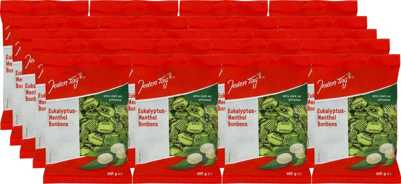 Jeden Tag Eukalyptus-Menthol Bonbons