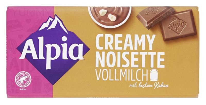 Alpia Schokolade Creamy Noisette