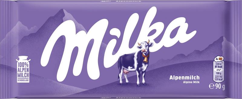 Milka Schokolade Alpenmilch