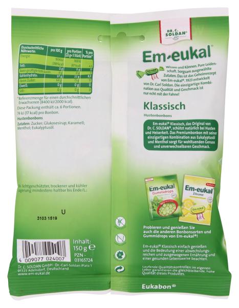 Em-eukal Klassisch mit Zucker