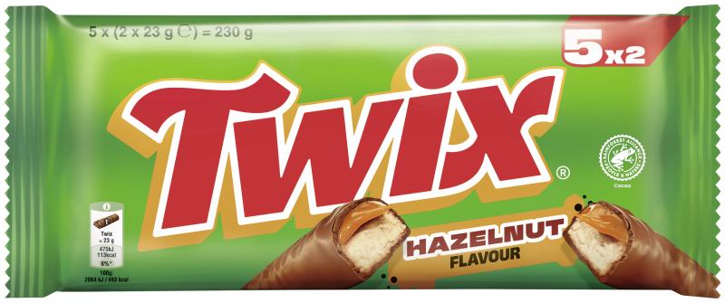 Twix Hazelnut Riegel 5er