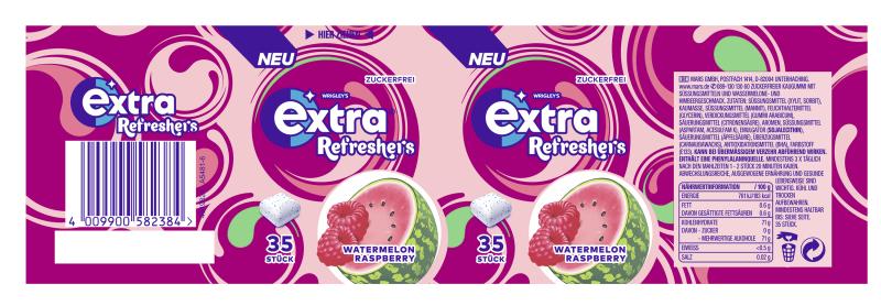 Wrigleys Extra Refreshers Watermelon Raspberry