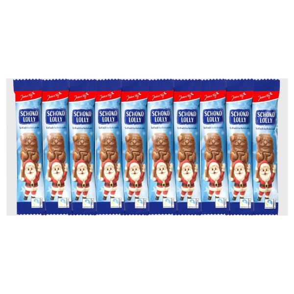 Jeden Tag Schoko Lolly Vollmilch 10er-Pack