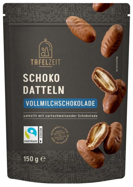 Tafelzeit Schoko Datteln Vollmilchschokolade