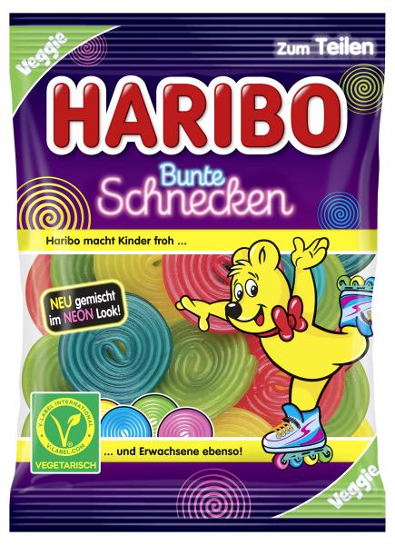 Haribo Bunte Schnecken Neon