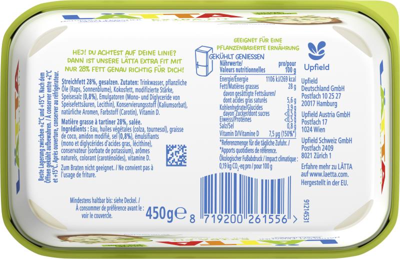 Lätta Extra Fit Streichfett