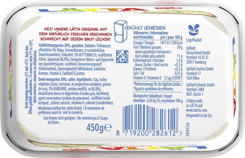 Lätta Original Halbfettmargarine