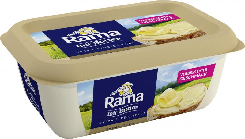 Rama mit Butter ungesalzen