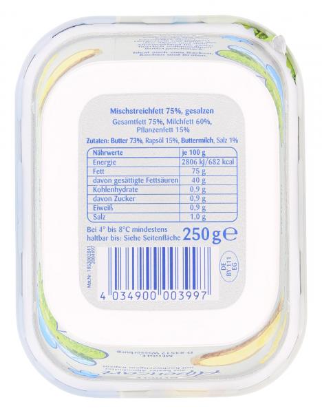 Meggle Alpenzart gesalzen