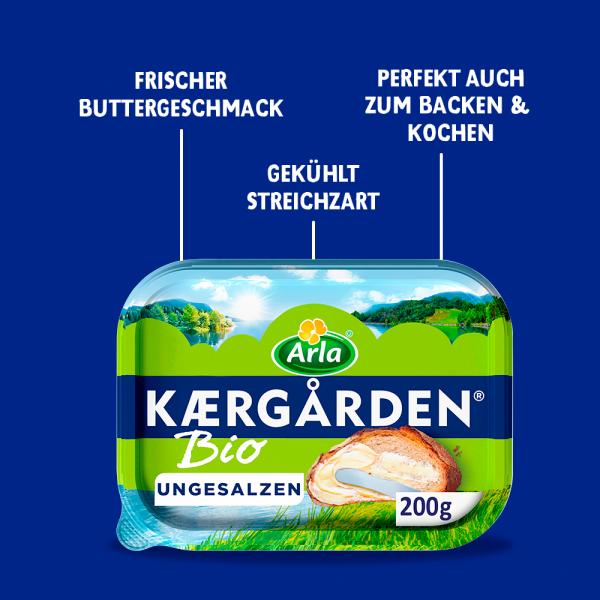 Arla Kaergarden Bio Butter ungesalzen