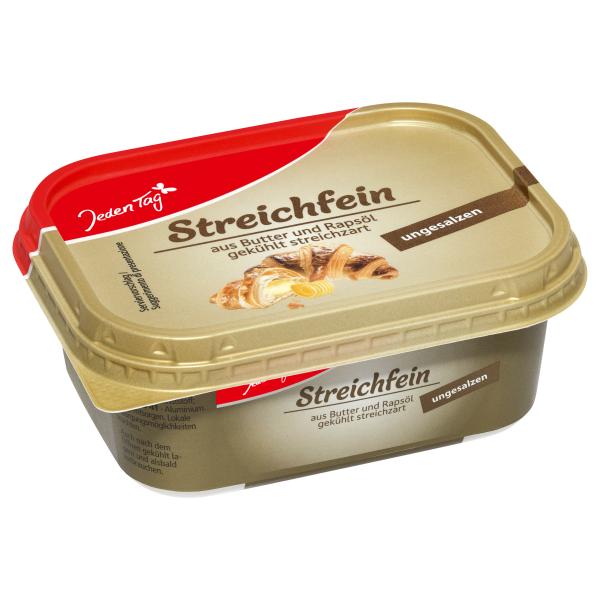 Jeden Tag Streichfein ungesalzen
