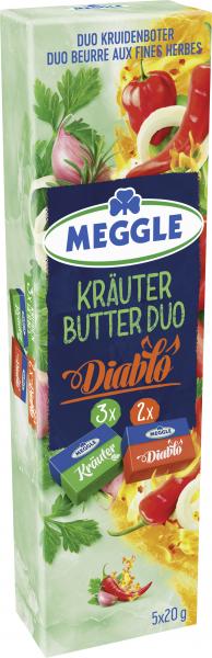 Meggle Kräuter-Butter Duo Diablo