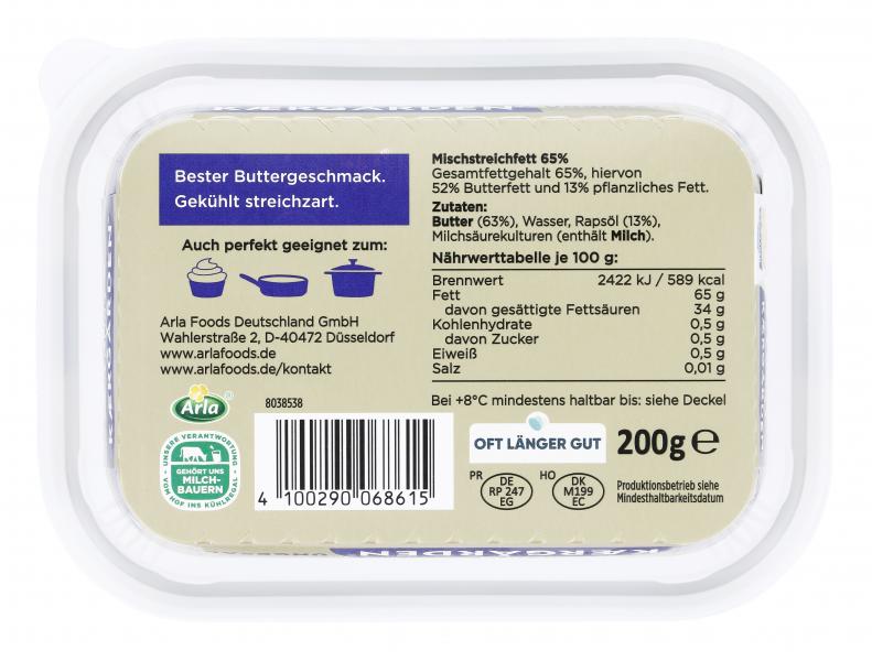 Arla Kaergarden Butter ungesalzen