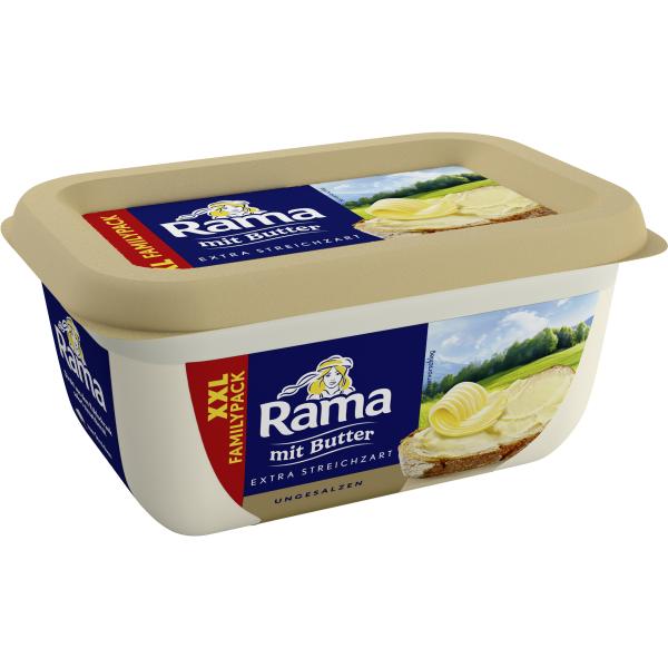 Rama mit Butter ungesalzen