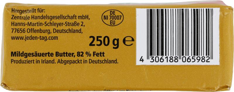 Jeden Tag Irische Butter