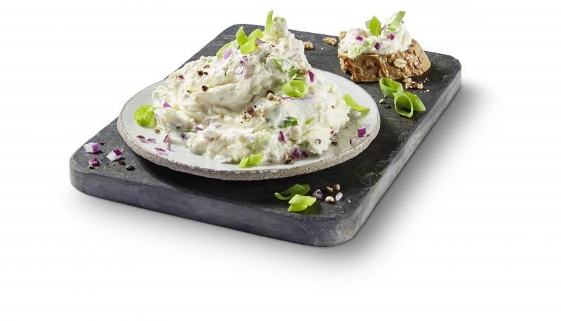 Zwiebeltopf Frischkäsezubereitung