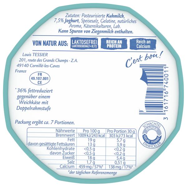 Géramont mit Joghurt