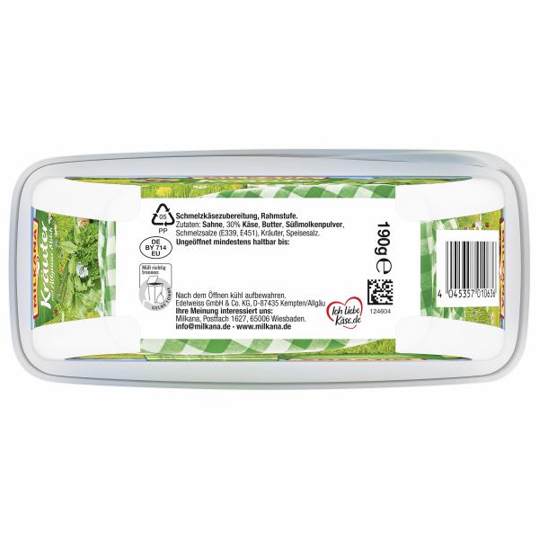 Milkana Schmelzkäse Kräuter